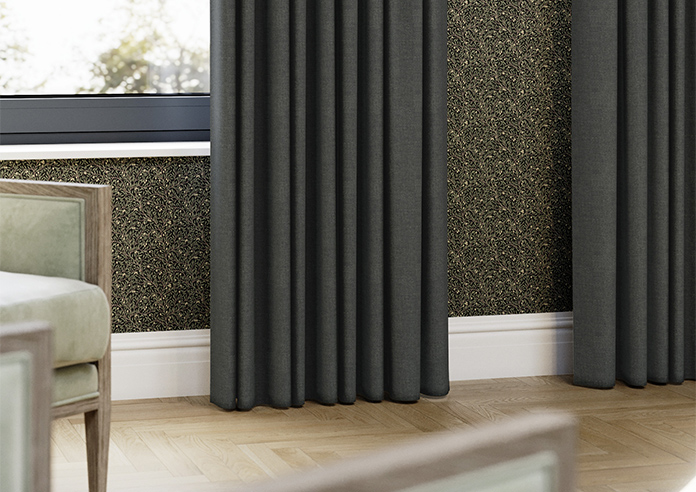 Melrose (Blackout), Lead Grey - Made to Measure Curtains - Image 5